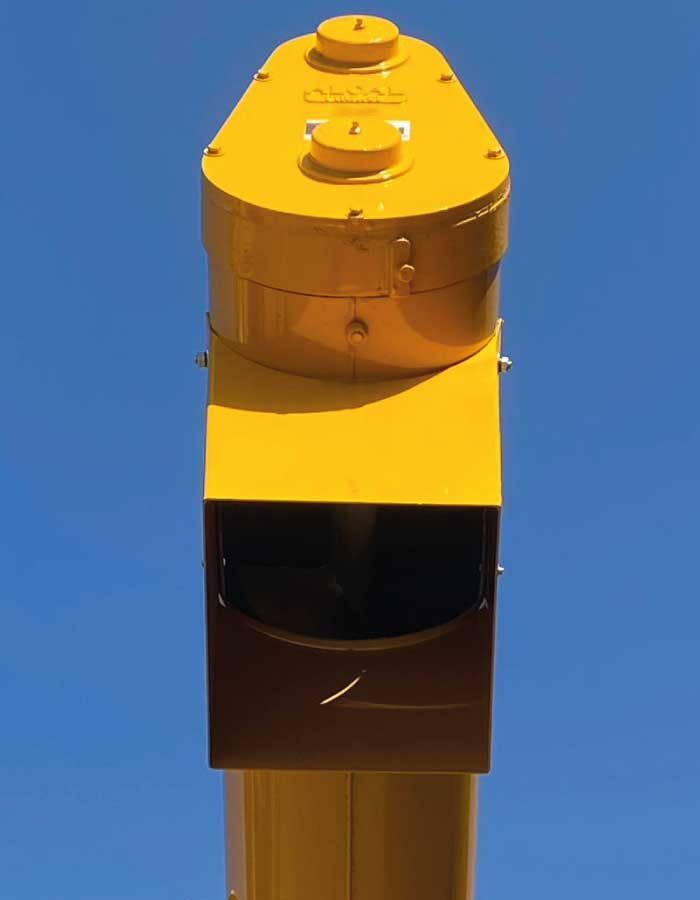 Sinfín elevador de granos
